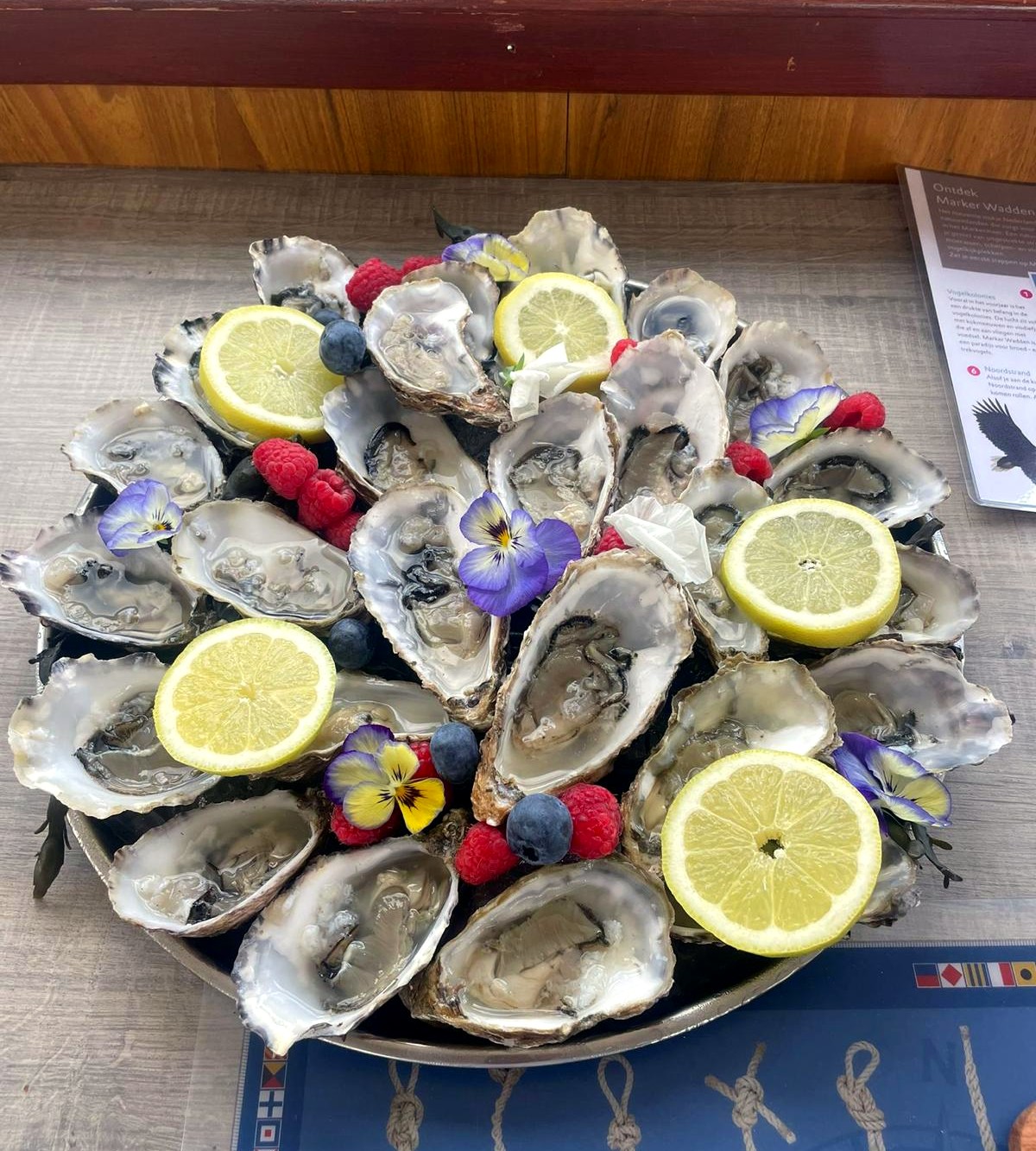 Oesters aan boord